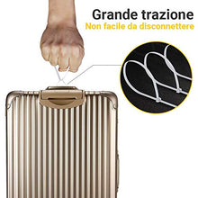 Carica l'immagine nel visualizzatore di Gallery, Caiery 100pz Autoadesivo Clip Cavo Fermacavi 150X2.5MM, Bianco+bianco - Ilgrandebazar