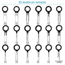 Carica l'immagine nel visualizzatore di Gallery, Crazepony-UK Terminal Removal Tool Kit for Car, 41 Pieces Wire Connector Pin...