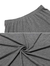 Carica l'immagine nel visualizzatore di Gallery, MAXMODA Pigiama Due Pezzi Set da Donna Tinta Unita L, Grigio Scuro - Ilgrandebazar