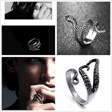 Carica l'immagine nel visualizzatore di Gallery, PPX 3 Pezzi Anelli Regolabili a Forma di Serpente, Anello del Drago,Octopus...