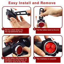 Carica l'immagine nel visualizzatore di Gallery, AMANKA Luci per Bicicletta, Set Luce Bici LED Light con 5V/2A...
