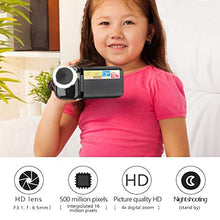 Carica l'immagine nel visualizzatore di Gallery, Hakeeta Videocamera per videocamera Bambini, Portatile nero