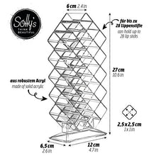 Carica l'immagine nel visualizzatore di Gallery, Solly´s Sarah - Organizer per Rossetti e Cosmetici in Acrilico Trasparente - Ilgrandebazar