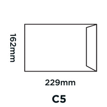Carica l'immagine nel visualizzatore di Gallery, Purely Everyday - Buste formato C5, chiusura adesiva, C5 (229x162), bianco