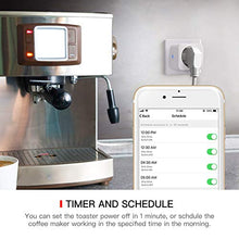 Carica l'immagine nel visualizzatore di Gallery, Presa intelligente WiFi 16 A, 3300 W, mini Smart Plug funziona con Amazon...