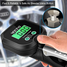 Carica l'immagine nel visualizzatore di Gallery, WZTO Manometro digitale per pneumatici e gonfiatore pneumatici, 255 PSI...