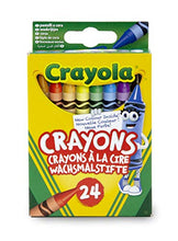 Carica l'immagine nel visualizzatore di Gallery, Crayola-24 Pastelli a Cera, Assortiti, per Scuola e Tempo 1 - confezione - Ilgrandebazar