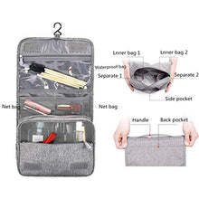 Carica l'immagine nel visualizzatore di Gallery, Beauty Case da Viaggio,Appeso Trousse Toilette,Multi-compartimenti Grey