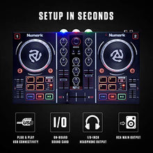 Carica l'immagine nel visualizzatore di Gallery, Numark Party Mix - Controller DJ Plug-and-Play a Due Canali per Serato DJ... - Ilgrandebazar