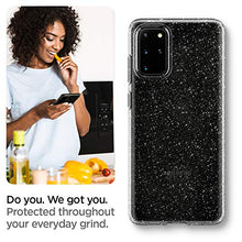 Carica l'immagine nel visualizzatore di Gallery, Spigen Cover Samsung Galaxy S20 Plus Liquid Crystal Glitter Compatibile con Samsung Galaxy S20 Plus Cover Custodia [4G/5G] - Crystal Quartz