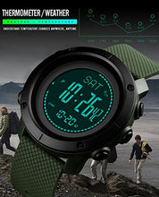 Carica l'immagine nel visualizzatore di Gallery, Orologio digitale da uomo con bussola, contapassi, barometro, altimetro,... - Ilgrandebazar
