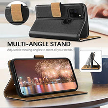 Carica l'immagine nel visualizzatore di Gallery, HOOMIL Cover per Samsung A21S, Galaxy Flip Case in Pelle Nero