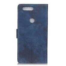Carica l'immagine nel visualizzatore di Gallery, HYMY Cover per Alcatel 1S 2019 + Vetro Temperato - Blu Stile retrò - Ilgrandebazar