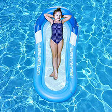Carica l'immagine nel visualizzatore di Gallery, Queta Materasso Gonfiabile Piscina Amaca Mare Materassino Blu