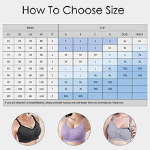Carica l'immagine nel visualizzatore di Gallery, HBselect 3 PCS Reggiseno Allattamento con Estensione Nero, Grigio, Viola