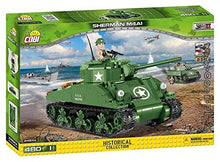 Carica l'immagine nel visualizzatore di Gallery, Cobi-2464 Small Army Carro Armato M4A1 Sherman 420 Pezzi, Colore Verde, 2464