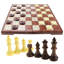 Carica l'immagine nel visualizzatore di Gallery, Fixget 2 in 1 Chess Set,12 "X12" Scacchiera Magnetica con Magnetici 2 In 1