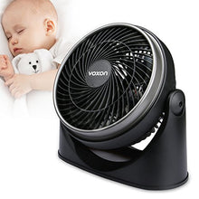 Carica l'immagine nel visualizzatore di Gallery, VOXON Ventilatore da Tavolo, a Parete Turbo con Due 11, Nero