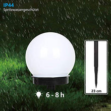 Carica l'immagine nel visualizzatore di Gallery, Luce solare da giardino a LED, luci a globo solari Lampada esterno a...