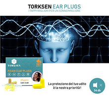 Carica l'immagine nel visualizzatore di Gallery, (25paia) Tappi Orecchie Per Dormire Riutilizzabili Torksen 34db per... - Ilgrandebazar