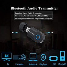 Carica l'immagine nel visualizzatore di Gallery, Aigoss Trasmettitore Bluetooth, Aupolo Adattatore Wireless Portatile Musica...