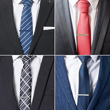 Carica l'immagine nel visualizzatore di Gallery, HBselect Set Fermacravatta Uomo Accessori per Business - Ilgrandebazar