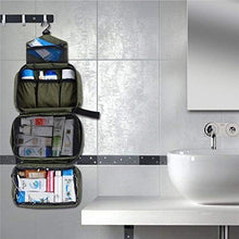 Carica l'immagine nel visualizzatore di Gallery, Beauty Case da Viaggio, Borsa per Toilette - Uomini e Donne, Con Gancio Verde - Ilgrandebazar