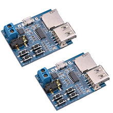 Carica l'immagine nel visualizzatore di Gallery, HiLetgo 2pcs TF Card U Disk Play MP3 Decoder Player Module with Audio...