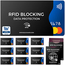 Carica l'immagine nel visualizzatore di Gallery, RFID Blocking NFC Custodia protettiva (12 pezzi) per carta di credito, carta...
