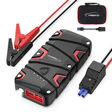 Carica l'immagine nel visualizzatore di Gallery, YABER Avviatore Emergenza per Auto, 1200A Jump Starter Auto Portatile(Fino a...
