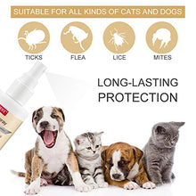 Carica l'immagine nel visualizzatore di Gallery, CBROSEY Spray Pulci,Antipulci Cani e Gatti,Flea Spray,Spray per la...