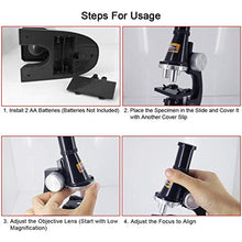 Carica l'immagine nel visualizzatore di Gallery, Sipobuy Microscopio per Bambini, Kit microscopi Bambini con...
