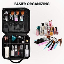 Carica l'immagine nel visualizzatore di Gallery, Make Up Bag Professional Beauty Case da Viaggio Makeup Astuccio per M1, Nero