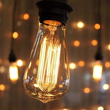 Carica l'immagine nel visualizzatore di Gallery, KINGSO Lampadina Edison E27 con Incandescenza Vintage ST64 60W 220V 1 Pack - Ilgrandebazar