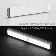Carica l'immagine nel visualizzatore di Gallery, MOSTON Luce a LED Magnetica Ricaricabile con USB|10 Argento-base-2 Pacchi