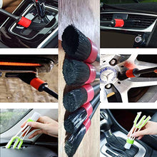 Carica l'immagine nel visualizzatore di Gallery, JiaHome Spazzole Pulizia Auto(6 Pack), Spazzola per la dei Dettagli...