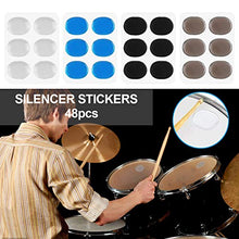 Carica l'immagine nel visualizzatore di Gallery, 24 Pezzi Pad Tamburo Gel Drum, Silicone Drum Damper Pads, Mutes... - Ilgrandebazar