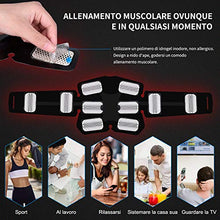 Carica l'immagine nel visualizzatore di Gallery, RIRGI Elettrostimolatore per Addominali, Muscolare Blu