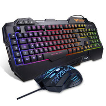 Carica l'immagine nel visualizzatore di Gallery, HAVIT Tastiera e Mouse da Gioco Filo Gaming e Kit Nero