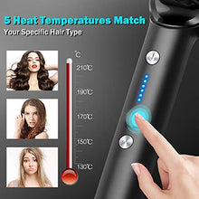 Carica l'immagine nel visualizzatore di Gallery, Spazzola Lisciante, CNXUS Riscaldamento PTC Raddrizzatore per Capelli,... - Ilgrandebazar