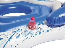 Carica l'immagine nel visualizzatore di Gallery, Bestway 43111, Isola Galleggiante Coolerz per 3 Persone, Blu/Bianco