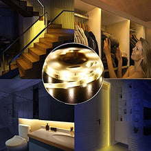 Carica l'immagine nel visualizzatore di Gallery, 1M 30LED Luce LED da guardaroba con sensore di movimento,Striscia 1m - Ilgrandebazar