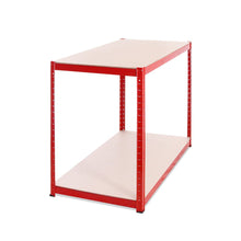 Carica l'immagine nel visualizzatore di Gallery, 120cm Wide, 60cm deep, 90cm High, Red Garage Shed Racking Storage Workbench,... - Ilgrandebazar