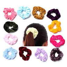 Carica l'immagine nel visualizzatore di Gallery, 48 Pezzi Capelli Scrunchies Velluto, Elastico In Velvet Scrunchies, per... - Ilgrandebazar