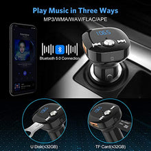 Carica l'immagine nel visualizzatore di Gallery, Trasmettitore FM Bluetooth, Clydek V5.0 Bluetooth Adattatore per Autoradio...
