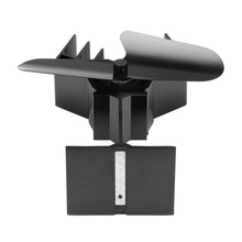 Carica l'immagine nel visualizzatore di Gallery, Galafire - Ventilatore per stufa a legna con 2 lame, grande flusso d'aria,... - Ilgrandebazar