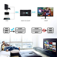 Carica l'immagine nel visualizzatore di Gallery, PORTHOLIC Convertitore da HDMI a SCART Adattatore Composito a