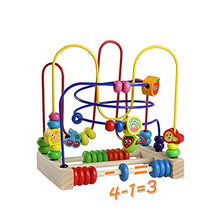 Carica l'immagine nel visualizzatore di Gallery, Fajiabao Giocattoli Rotolamento Bead Maze Roller Coaster Giochi di Legno... - Ilgrandebazar