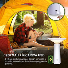 Carica l'immagine nel visualizzatore di Gallery, Atsui Lampada Tavolo 36LED USB, Ricaricabile con 180° Girevole+3...