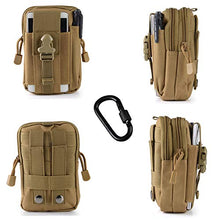 Carica l'immagine nel visualizzatore di Gallery, Lisirs 1000D Impermeabile Marsupio tattico Tasche per Uomo Cachi